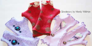 Fingerless gloves by Mandy Wildman