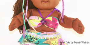Purple Cabbage Patch Mermaid