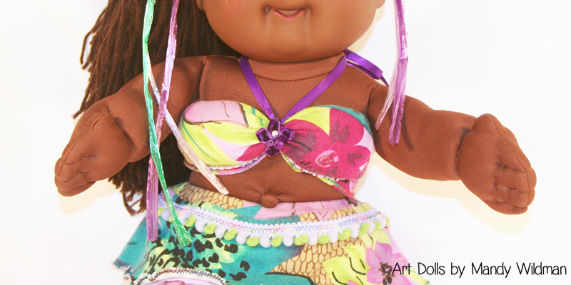 Purple Cabbage Patch Mermaid