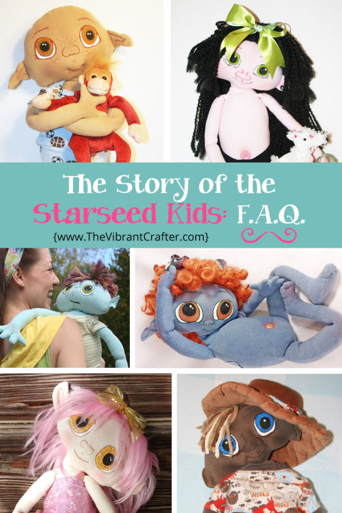 Starseed Kids OOAK Hand Made Art Dolls