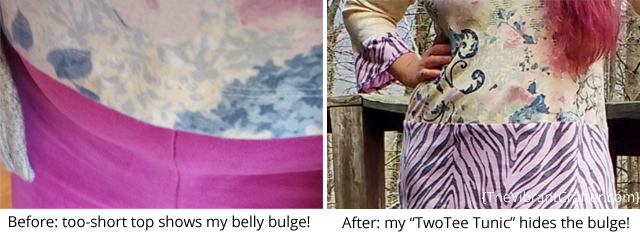How to make an upcycled tunic top